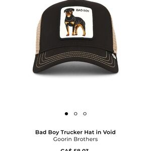NWT- Goorin Bros Bad Boy trucker hat